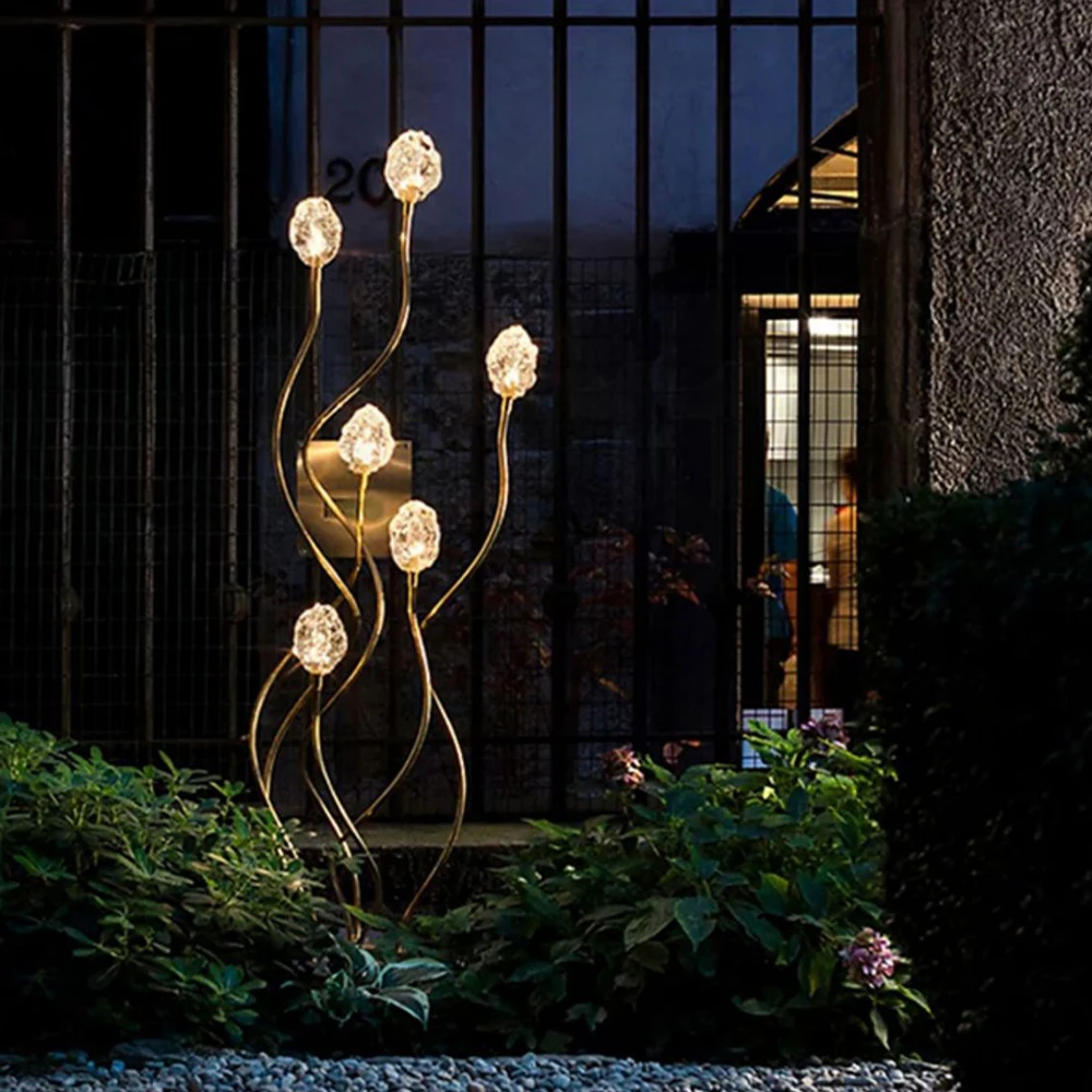 Outdoor Waterproof Lawn Lights Villa Courtyard Community Hotel Atmosphere Landscape LED Stainless Steel Decorative Lights