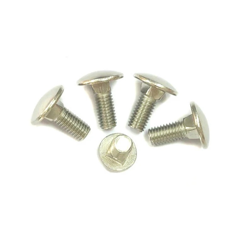 A2 A4 stainless steel 304 316 DIN 603 carriage bolts with ISO certification