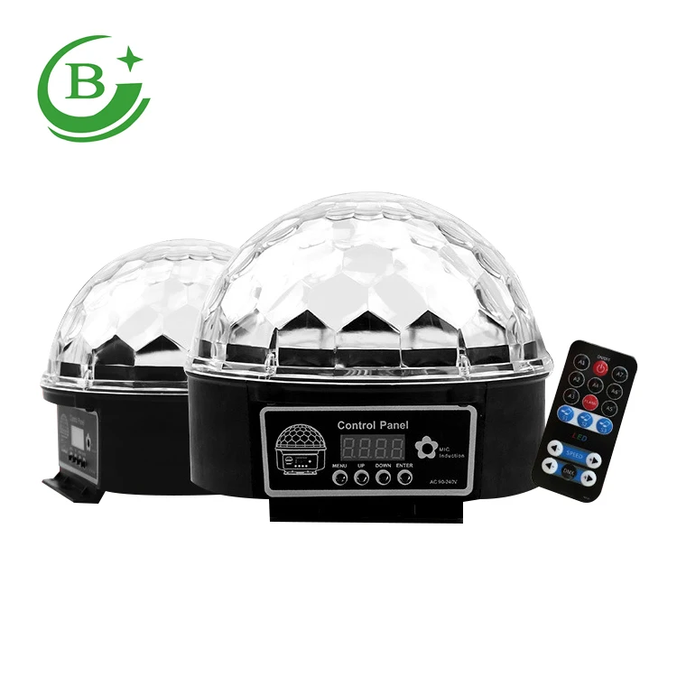 High quality led disco ball party lights 100-240V sound activated DJ led stage light