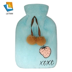 Hot-water Medical Rubber Bottle Child Plush Temperature Hot Water Bag