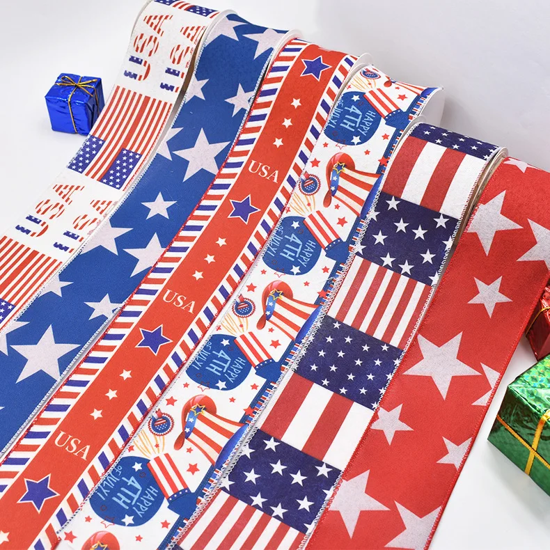 Factory wholesale high quality exquisite printing gift packaging polyester ribbon