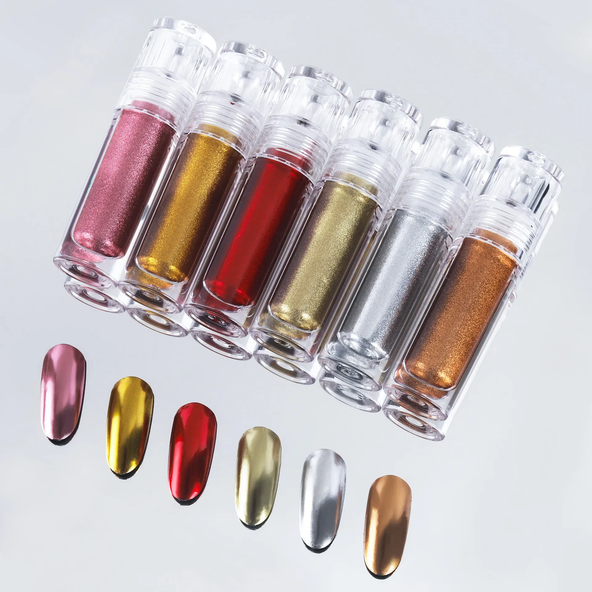 Destly Shiny Liquid Magic Mirror Powder Nail Art Decoration Chrome Mirror Powder Liquid Type Nail Tool