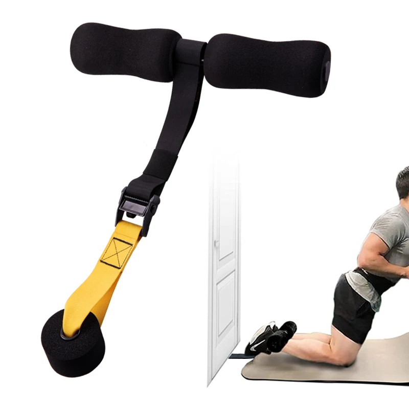 WS6146 Fitness Hamstring Curler Strap Body Building Hamstring Stretch Nordic Curl Machine at Home