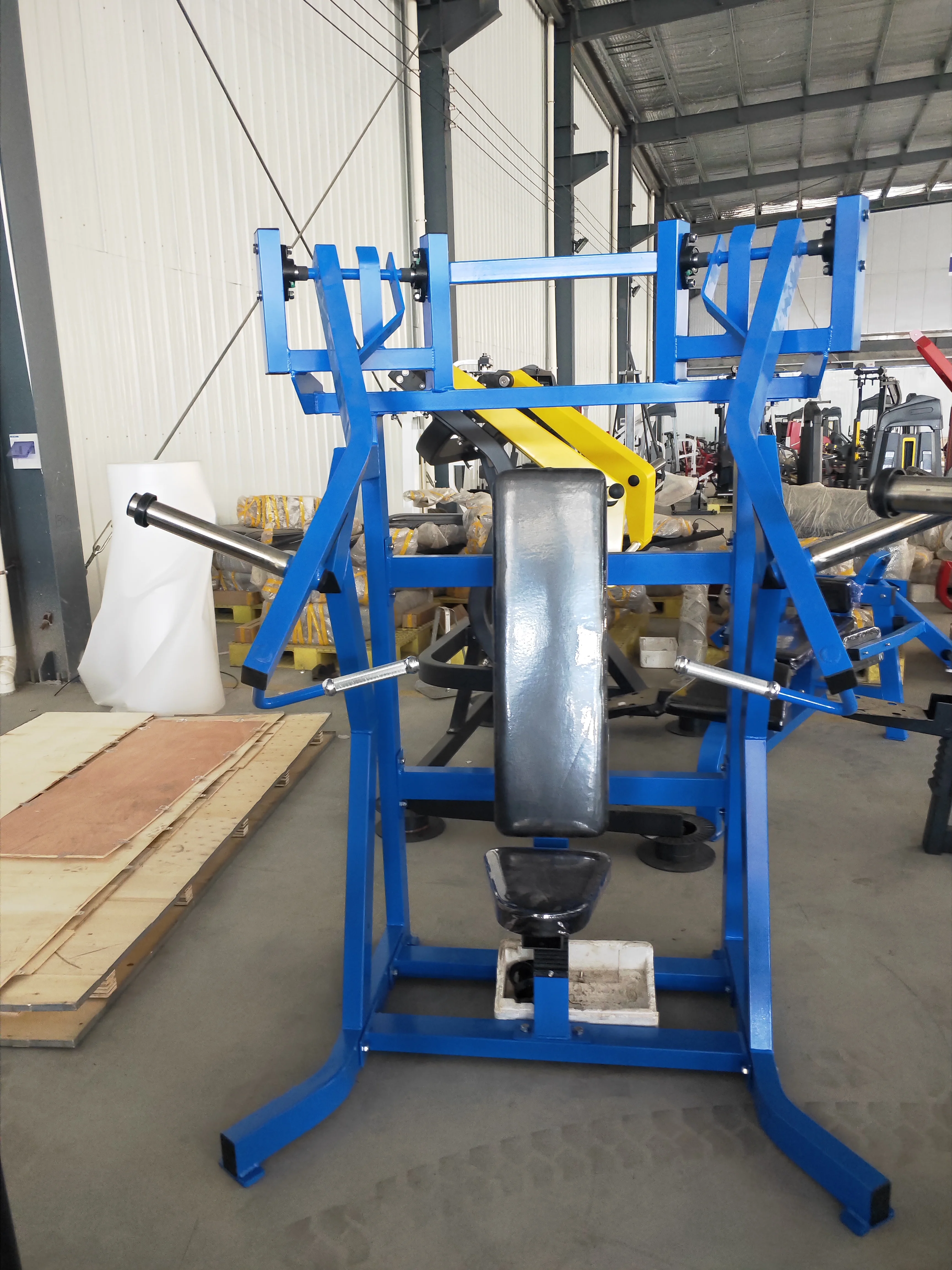 Shandong Lanbo rectangular steel weight stack rectangular plate-loaded for strength equipment use Lateral incline press machine