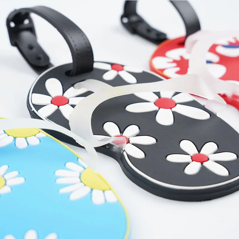 Personalized Flip-Flops Luggage Tags Travel Baggage Tags for Suitcase Identification and Decoration