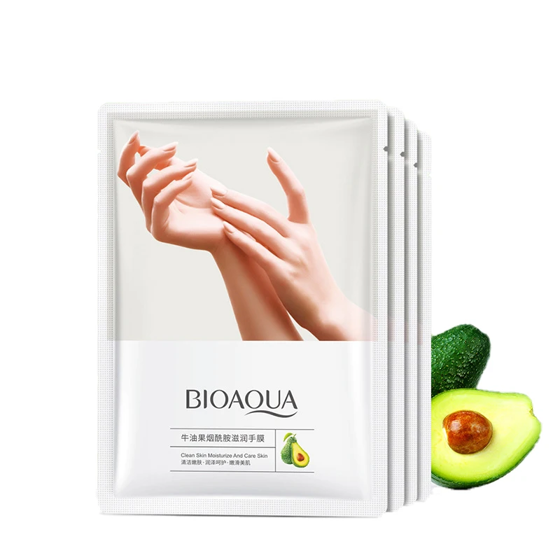 Niacinamide moisturizing hand mask, moisturizing and hydrating, mild refreshing, nourishing and improving dry avocado hand mask