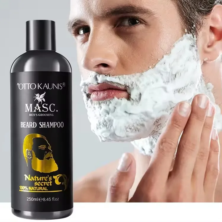 Men beard care kit cleansing refresh beard wash shampoo conditioner for beard soften prevents Itching & flaking