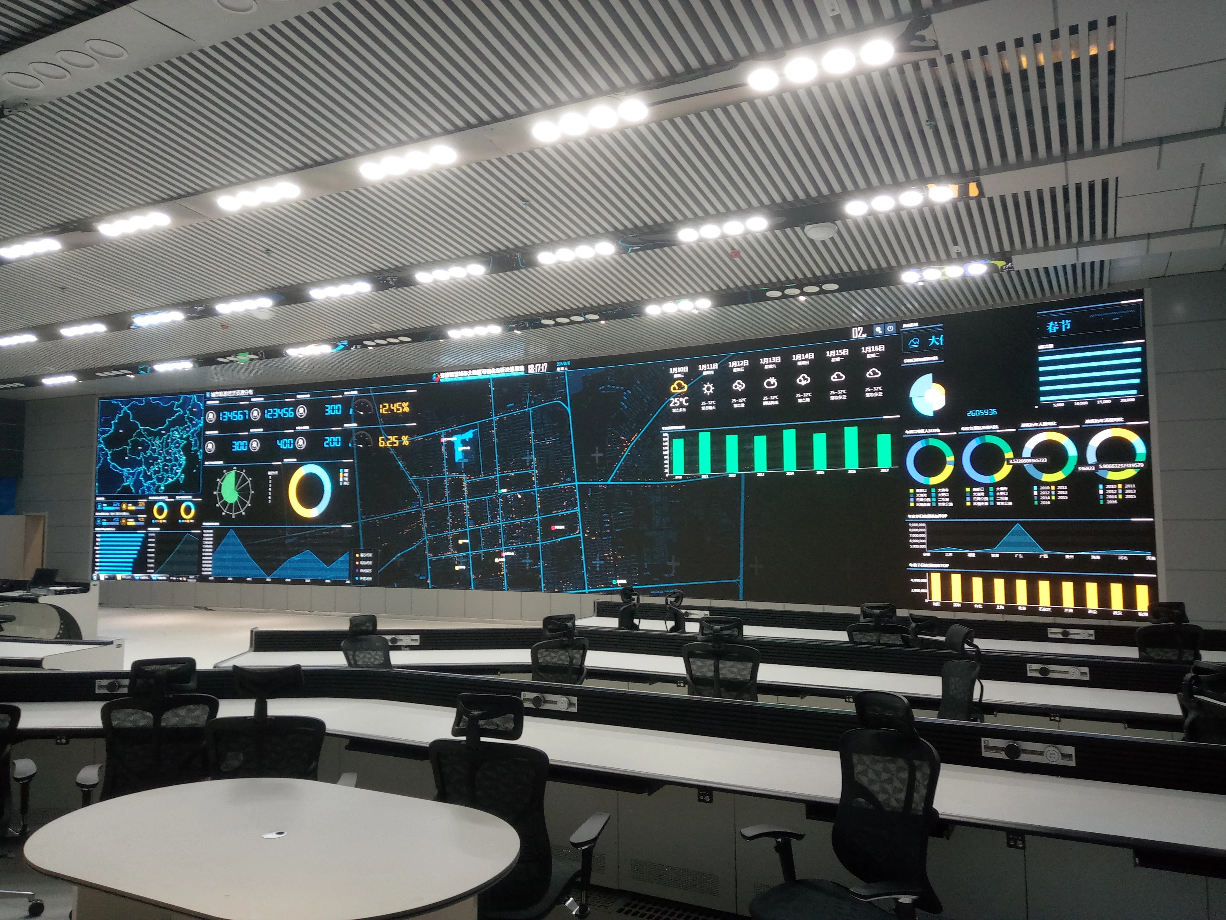  Полноцветный светодиодный рекламный экран Unilumin P1.538 модуль Китай для помещений различные помещения 50 Гц/60 Гц USF 1