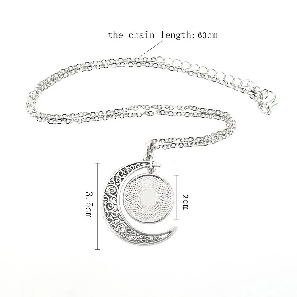Sisters Necklace Quote Best Friend Are the Sisters We Choose Always My Sister Forever My Friend Glass Dome Crescent Moon Pendant