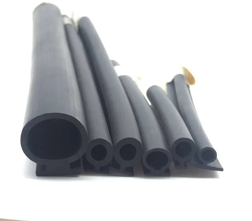 Profiled customizable extrude aluminum window rubber seals groove sliding rubber gaskets profiles