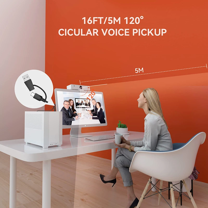 Nuroum Full Hd Webcam 1080p Pc Web Usb Auto Focus Web Streaming Camera For Pc