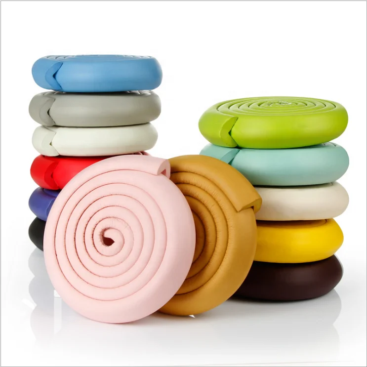 Нитриловая бутадиеновая резина, несколько цветов, детская вращающаяся Противоударная защитная полоса, бампер, угловой стол