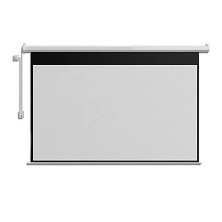 Electric Embedded remote control automatic lifting projection screen  Matt White 92 Inch 16:9 Motorized Projector Screen