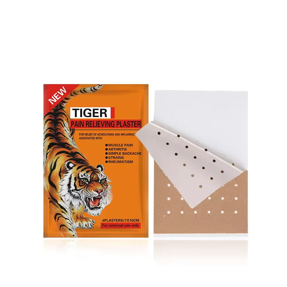 2024 Direct Sale Tiger Pain Relieving Plaster Back Pain Patch Plaster