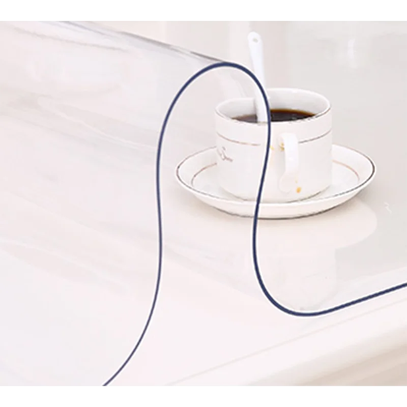 Modern simple waterproof Clear Soft Pvc tablecloth Transparent Pvc Flexible Film