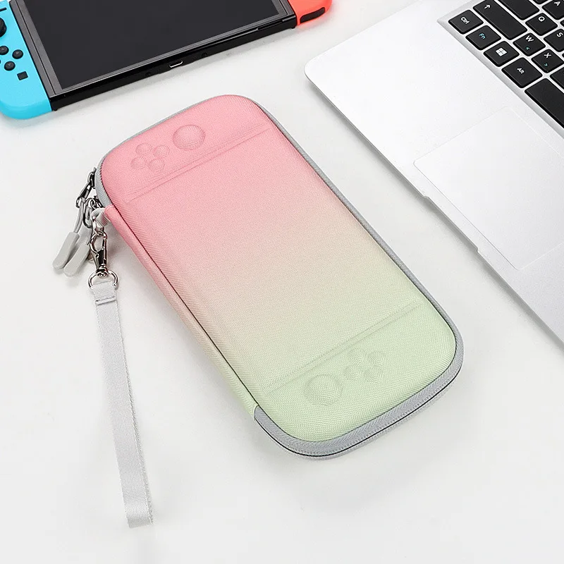 Hard Shell Pouch Game Carry Case with Pockets for Nintendo Switch and OLED Console