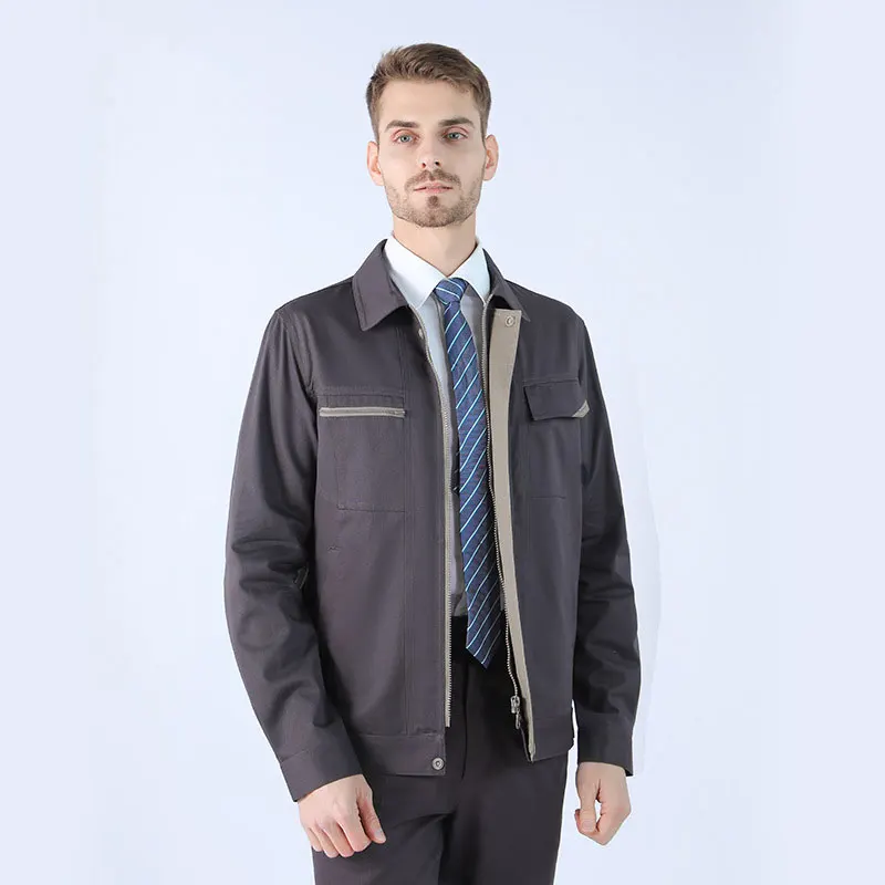 Workwear Wholesale China Factory OEM & ODM 100% Cotton Work Jacket Casual Worker Clothes Workwear