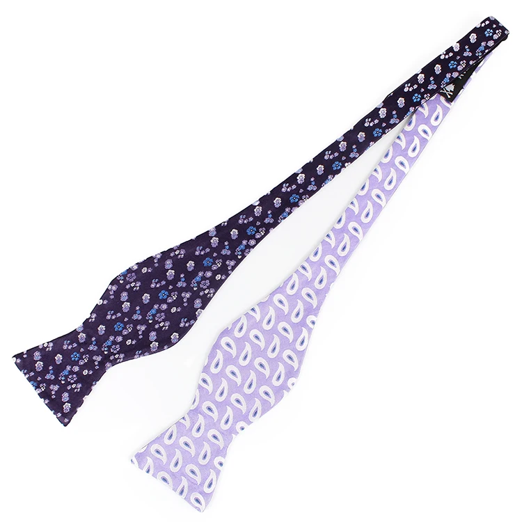 
 Dacheng, оптовая продажа, фиолетовая пижарита, мужские галстуки, шелковые галстуки-бабочки с цветочным рисунком  