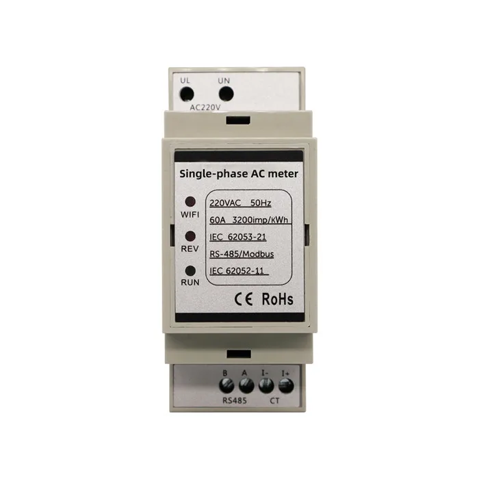 single phase smart meter 3 phase smart electricity meter wifi 2p wifi breaker metering kwh wifi meter energy meter power meter