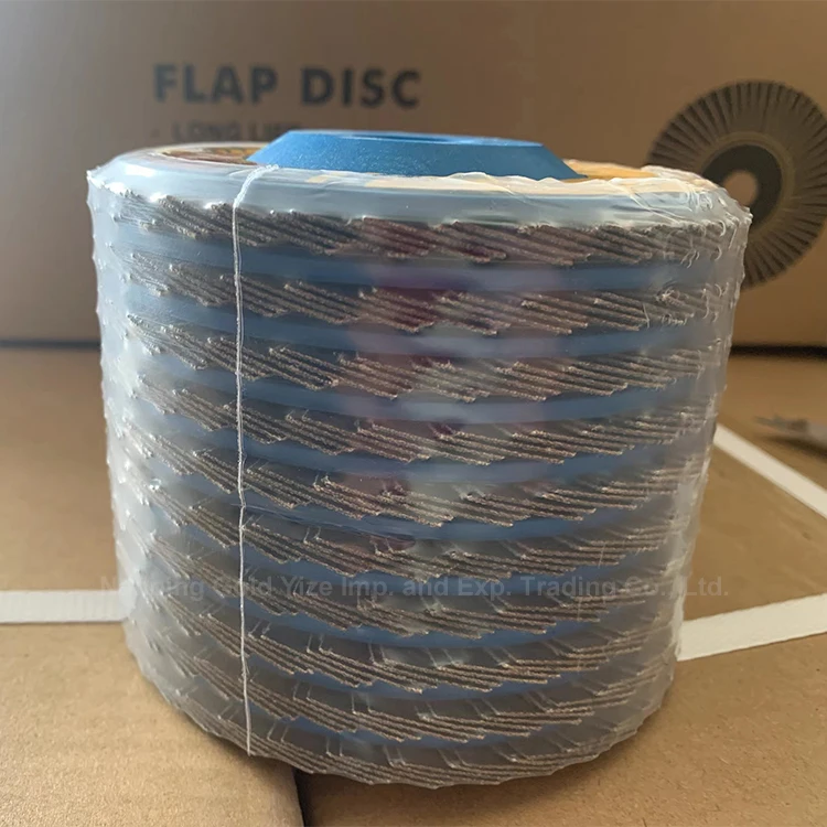 4.5 inch 4 1/2 nylon Flap disc grit 120 for metal grinding