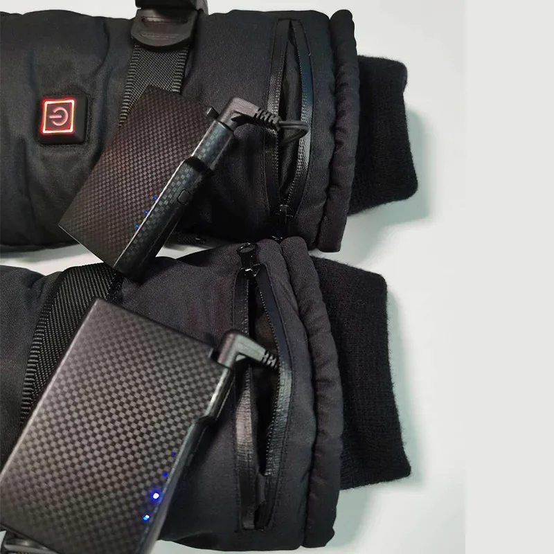 Перчатки с подогревом и электрическим аккумулятором для сенсорного экрана термостойкие перчатки нагрева лыж велосипеда