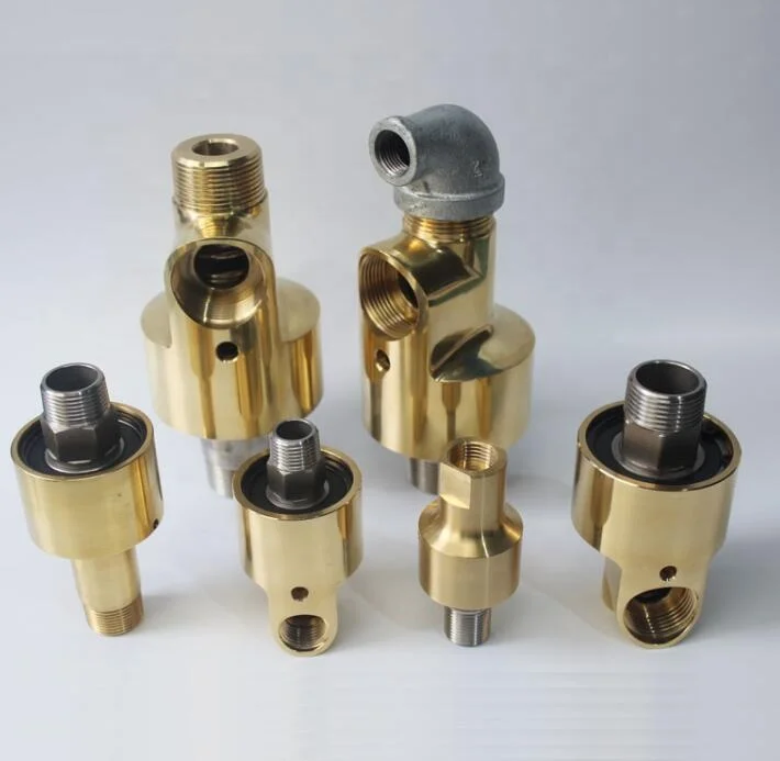 1'' HD25 Left-handed Thread One Way Rotary Joint High Temperature Oil Water 1 Inch Brass Cooling Swivel Rotating