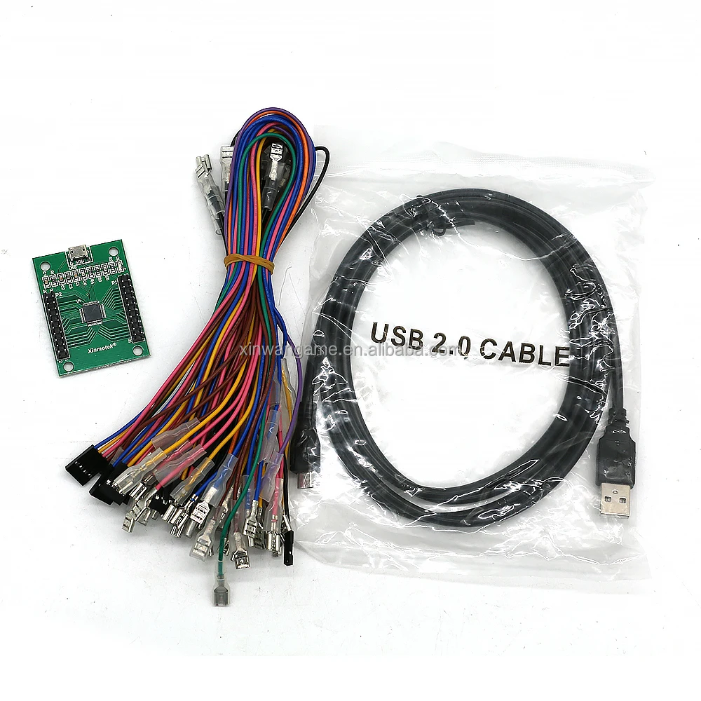 Xinmotek XM10 Diy Arcade Game Kit Usb to Zero Delay Board Encoder Pc PS/3 TV Box for Mini Coin Pusher Machine Double