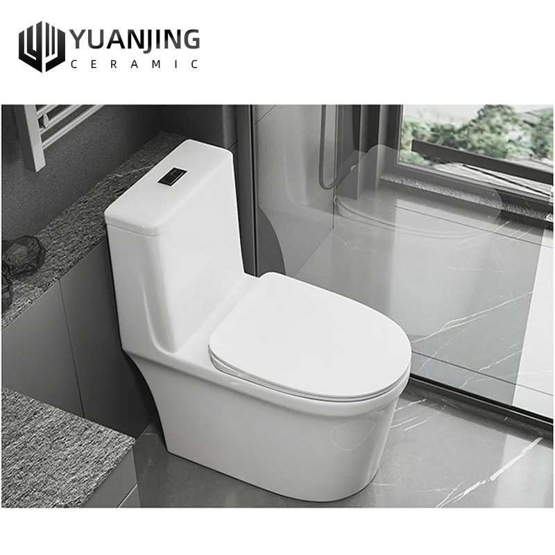 Ceramic Water-saving Silent Integrated Siphon Odor Proof Toilet Project for Small Household Water Flush Toilets and Bathrooms