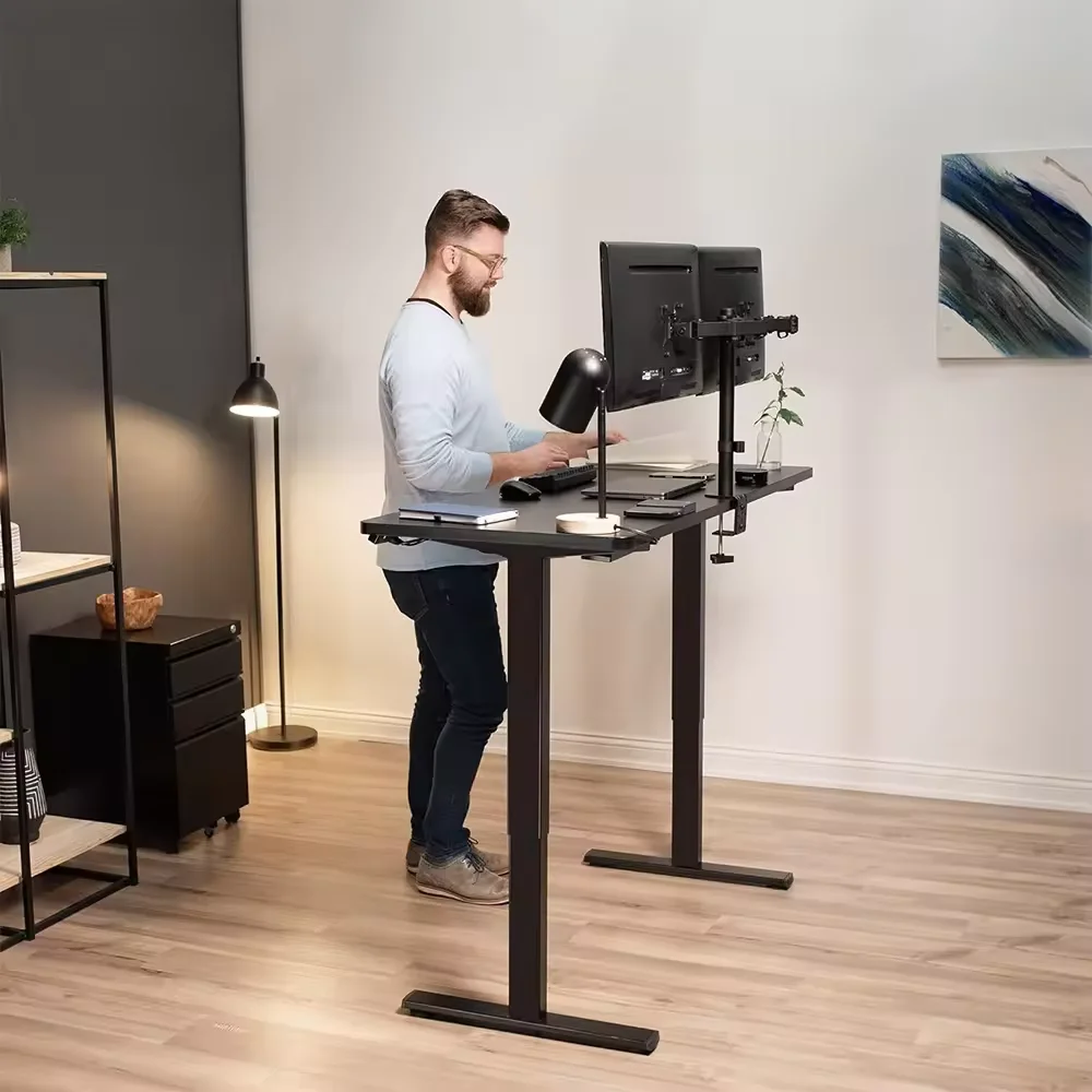 Popular Ergonomic Electric Control Autonomic Smart Table Home And Office Computer Adjustable PC Desk