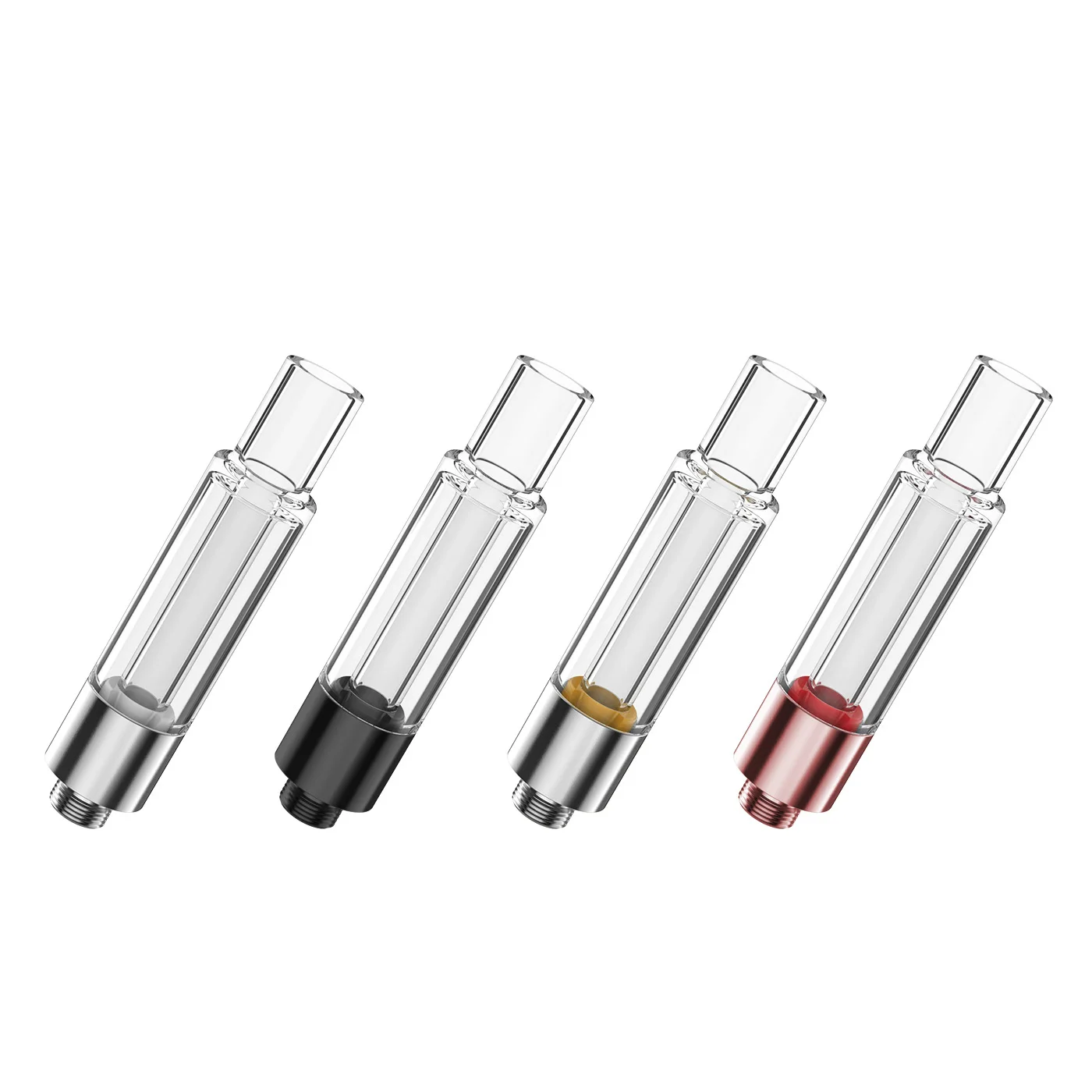 Лидер продаж, популярный атомайзер для вейпа 510 года, картридж для масла CBD, полностью стеклянный резервуар, керамическая катушка для нагрева с упаковкой для вейпа