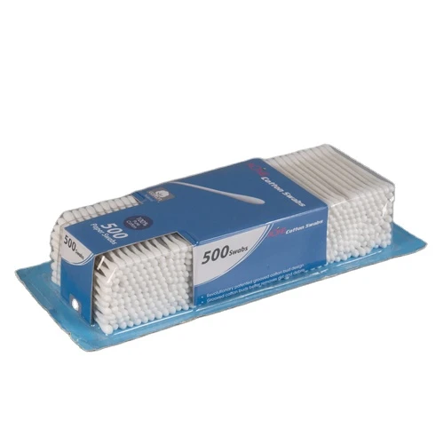 Оптовая цена от производителя, ватные палочки, пластиковые одноразовые экологически чистые палочки, 500 шт. бумажных палочек, ватные палочки в блистере, палочки для карт