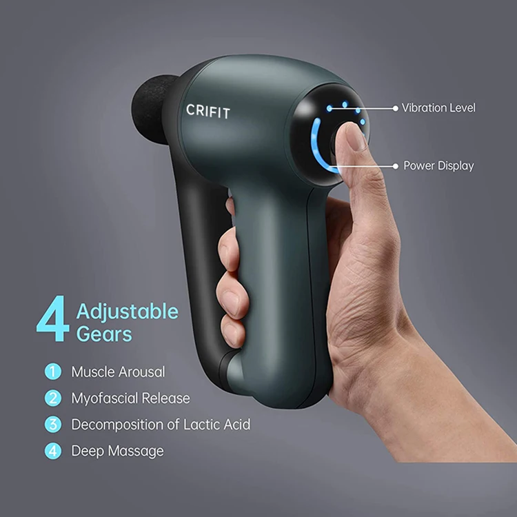 Высококачественный перкуссионный массажный пистолет для всего тела с амплитудой 10 мм