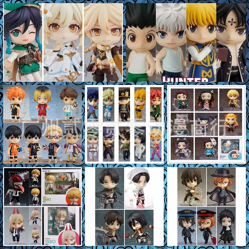Hot Sale Nendoroided Anime Figures JOJO Chainsaw Man Demon Slayer SPY FAMILY Attack on Titan Cartoon Nendo Action Figure Toys