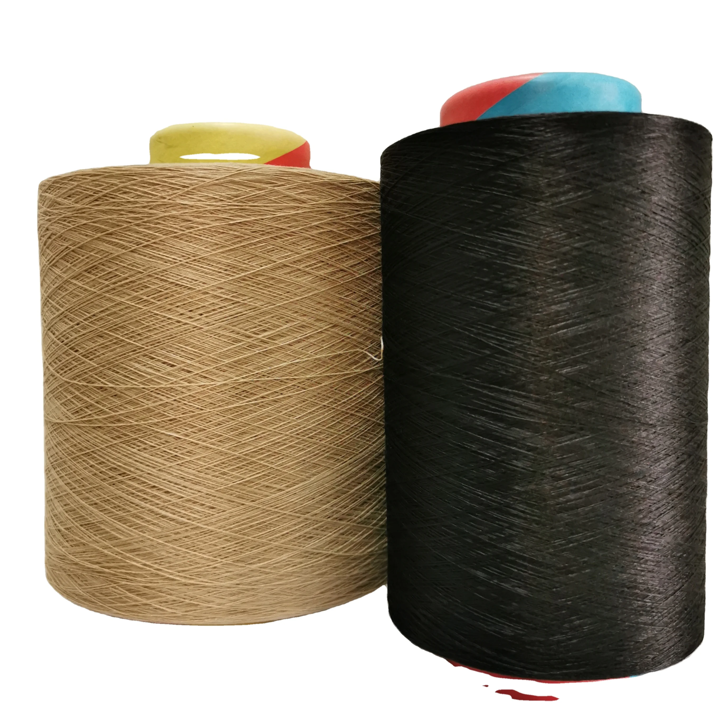 DTY 50D/36F Stock Factory Direct Sales HIGH COLOR FASTNESS Dope Dyed Recycle GRS Polyester Textured Filament Yarn for knitting