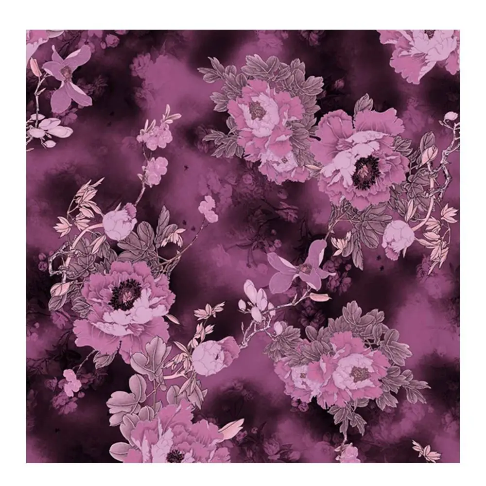 Whoselase 40s  Rayon Elastic Printed Sweatcloth Tight  Dress Fabric  Rayon Knitted Underwear T-shirt Frame Fabric
