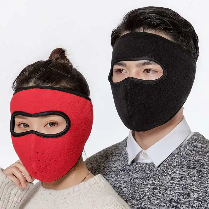 Women Men Windproof Riding Earmuff Full Face Plush Cotton Warm Ear Muffs Outdoor Ski Cycling Winter Earmuffs