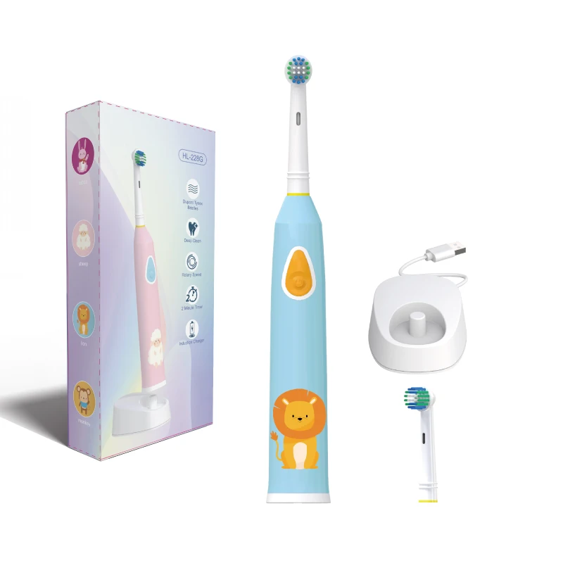 Wholesale Rotary Round Head Electric Toothbrush 360 Degree Toothbrush 3 Modes Rechargeable Electric Toothbrush