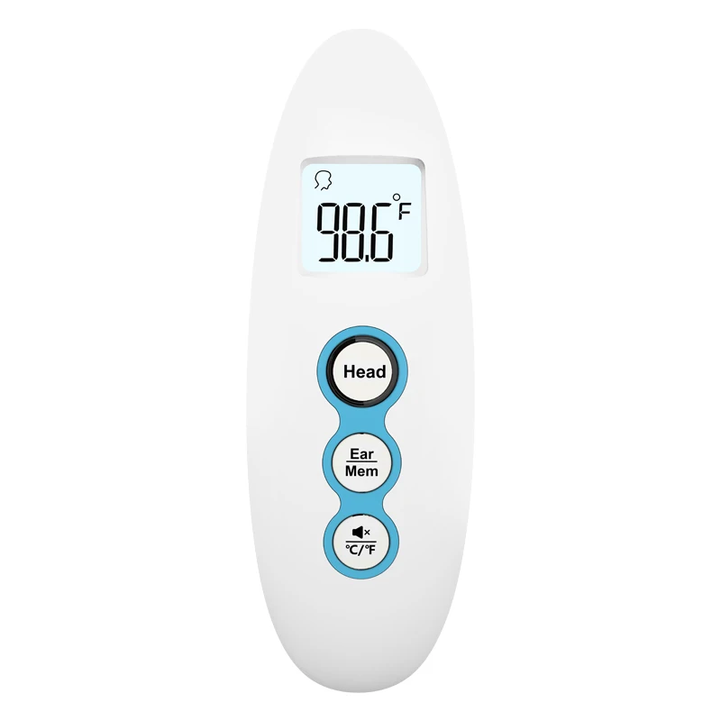 CE certified audiophile forehead infrared medical digital thermometer non-contact liquid crystal infrared thermometer