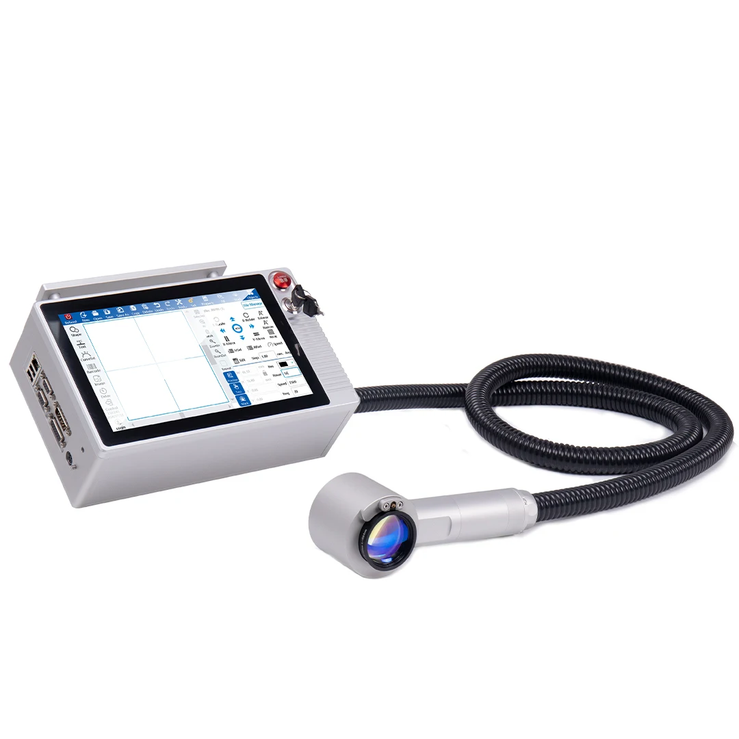 18W Portable Air-cooled Fiber Integrated Laser Engraving Machine DOCOD Laser Marking Equipment for Industrial Applications