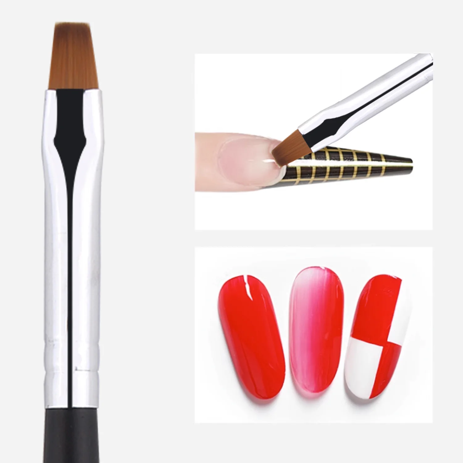 100% kolinsky nail brush acrylic nail art liner brush set nail art brushes