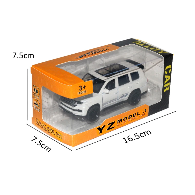 High Quality 1/36 Diecast Car Toy Four Door Open Alloy Car Model Pull Back Toys