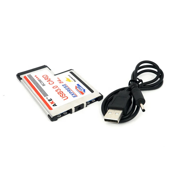 Адаптер для ноутбука с 2 портами USB 3 0 54 мм карта-преобразователь