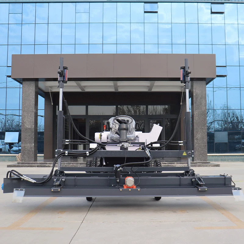 Concrete equipment finishing floor machine 4 wheel laser screed machine for construction use