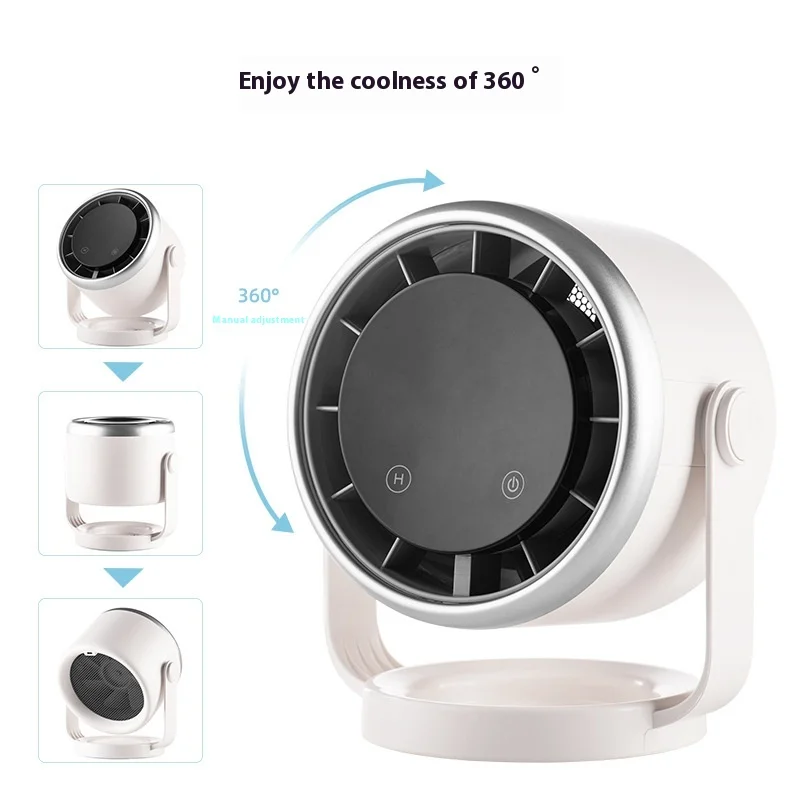 2024 New desktop air circulation fan intelligent timing electric fan 6-speed large wind adjustable hanging fan