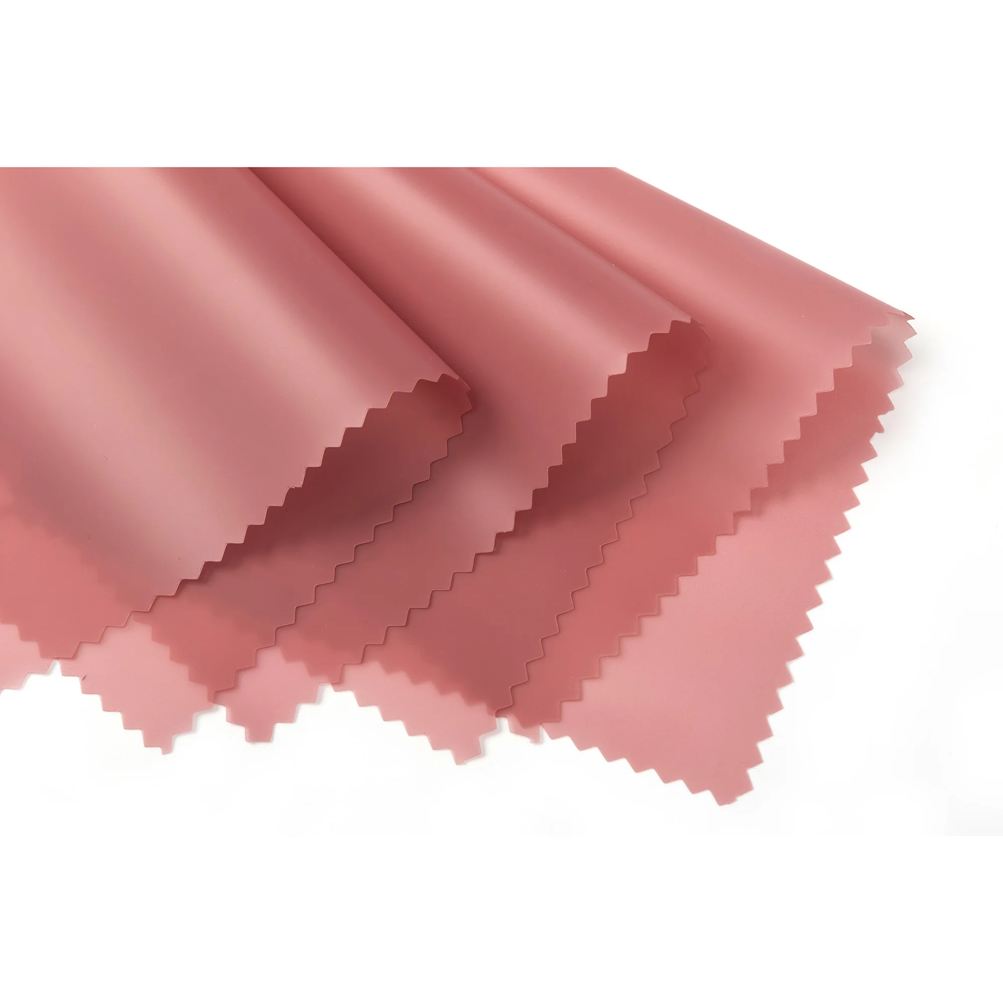 Eco-Friendly Transparent Red TPU Film for Fashion Raincoat