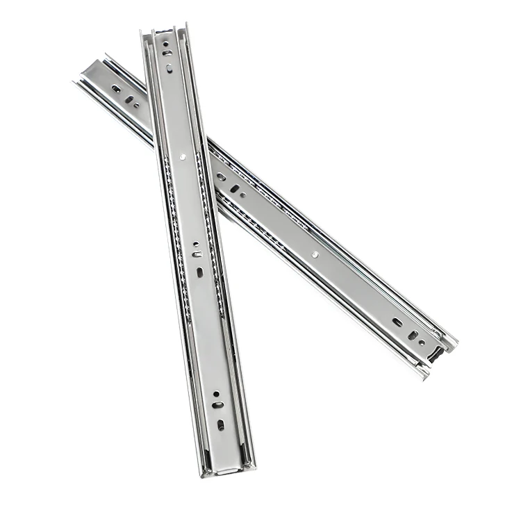 Office Furniture Hardware Telescopic Channel Ball Bearing Stainless Steel Drawer Slides