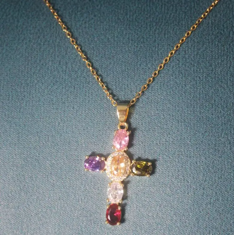 BMZ 2024 Best fit-size real gold ion plating 2 years guaranteed 45cm+5cm end chain 14K 18K gold loop necklace O shape chain