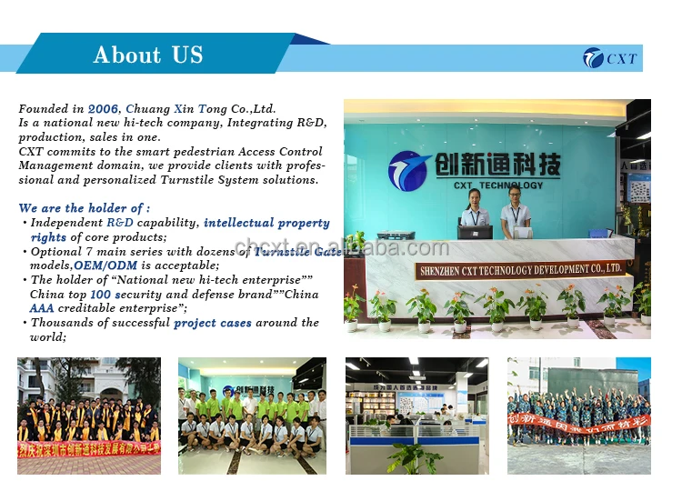 Newly Full Height Turnstile Price Automatic Mechanism Bank Security Gate 