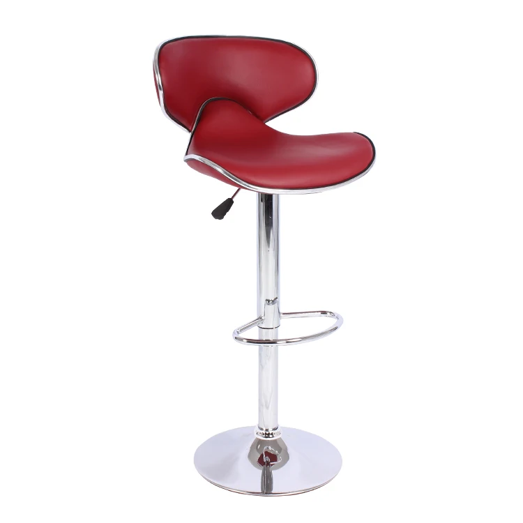 Hot Selling PU Leather Commercial Bar Furniture High Quality Wooden Bar Stool Chair