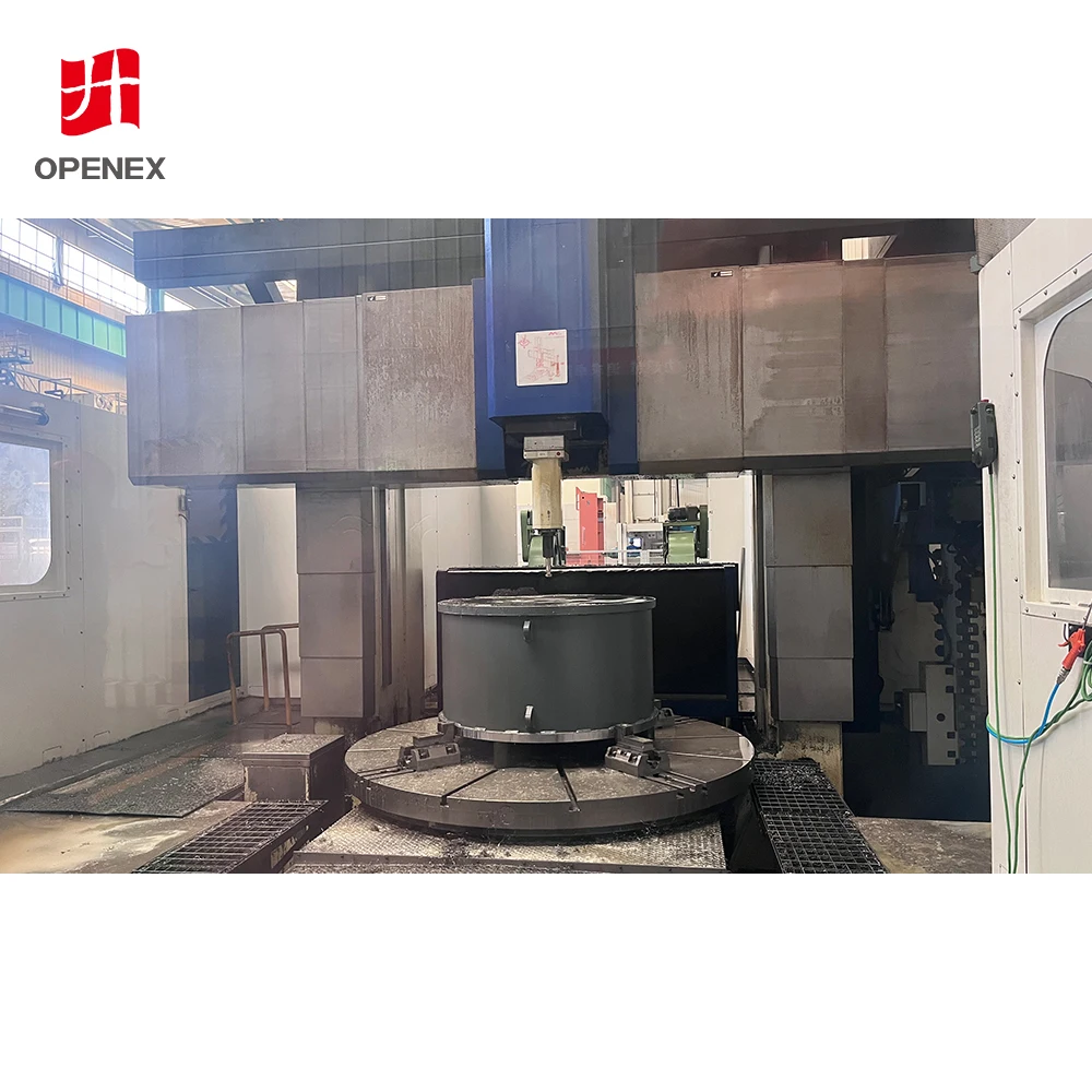 Механическая вакуумная камера для хранения энергии прецизионная обработка с ЧПУ токарный металл изготовление на заказ стальной сварной круглый корпус